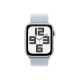 Apple Watch SE2 v3 GPS (44mm) ezüst alumínium tok, fakókék sportszíj okosóra Apple Watch SE2 v3 GPS (44mm) ezüst alumínium tok, fakókék sportszíj okosóra