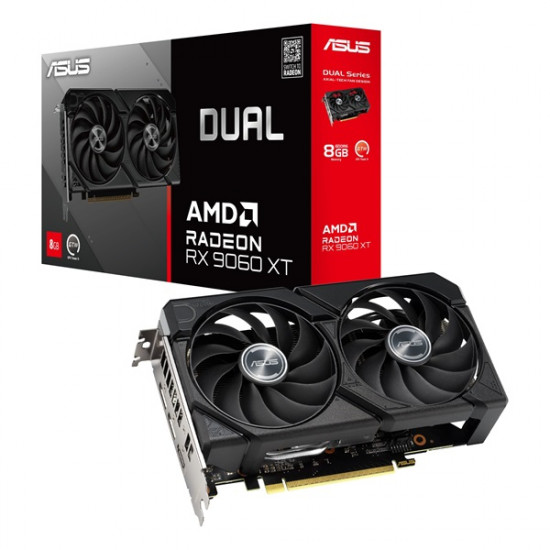 Asus Dual Radeon RX 9060 XT AMD 8GB GDDR6 128bit PCIe videókártya Asus Dual Radeon RX 9060 XT AMD 8GB GDDR6 128bit PCIe videókártya