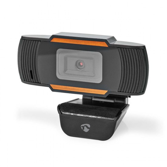 Nedis WCAM100BK (webcam) webkamera 1920x1080 full Hd, 30fps, sztereo mikrofon, lencsevédő Nedis WCAM100BK (webcam) webkamera 1920x1080 full Hd, 30fps, sztereo mikrofon, lencsevédő