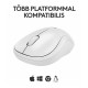 Logitech M240 Silent Bluetooth fehér egér Logitech M240 Silent Bluetooth fehér egér