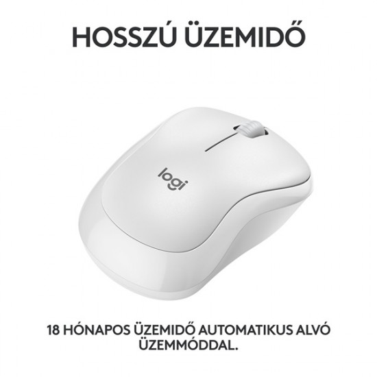 Logitech M240 Silent Bluetooth fehér egér Logitech M240 Silent Bluetooth fehér egér