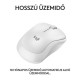 Logitech M240 Silent Bluetooth fehér egér Logitech M240 Silent Bluetooth fehér egér
