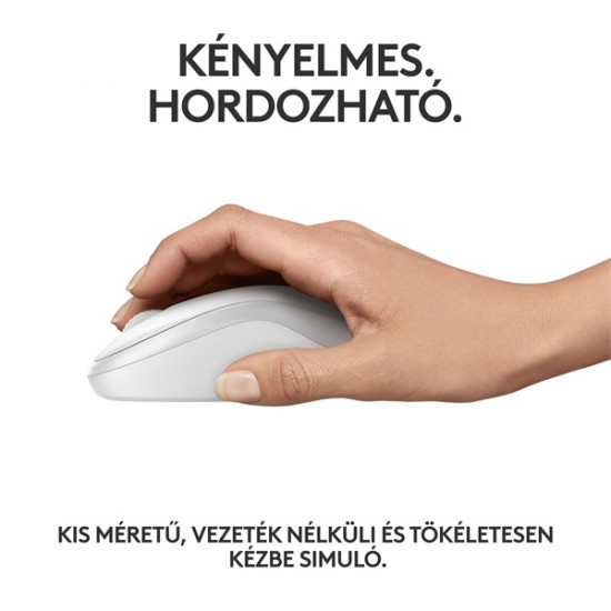 Logitech M240 Silent Bluetooth fehér egér Logitech M240 Silent Bluetooth fehér egér