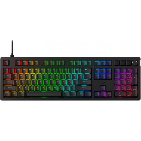 HP HYPERX vezetékes mechanikus gaming billentyűzet Alloy Rise PBT piros switch - amerikai lokalizáció (7G7A3AA#ABA)