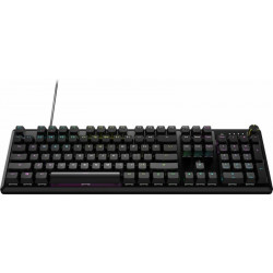CORSAIR Vezetékes Billentyűzet Gaming, K70 CORE RGB, Mechanikus, MLX Red switch, 104 gombos, US, fekete (CH-910971E-NA)