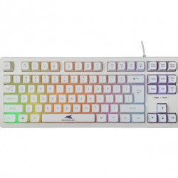 Baracuda W029919 KRILL-W, BGK-001114W fehér gamer billentyűzet, angol (BGK-001114W)
