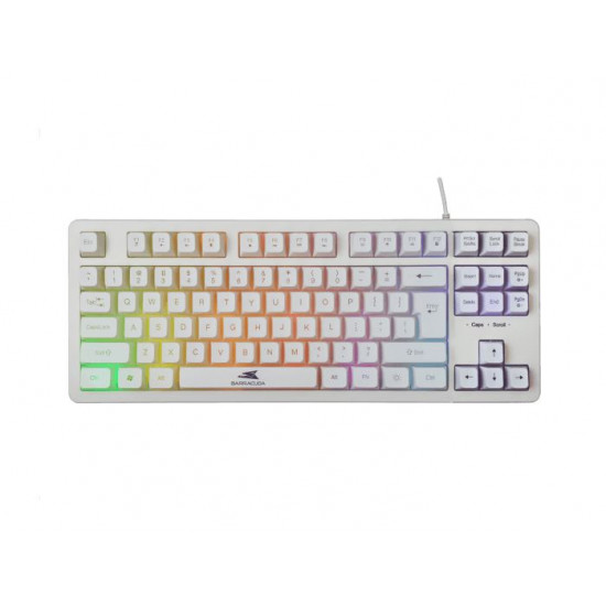 Baracuda W029919 KRILL-W, BGK-001114W fehér gamer billentyűzet, angol (BGK-001114W)