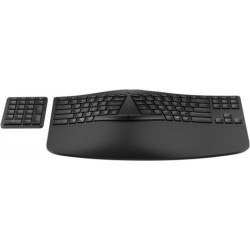 HP vezeték nélküli ergonomikus billentyűzet 965 - fekete (7E756AA#AKC)