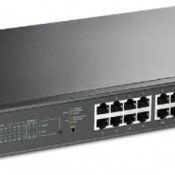 TP-LINK Switch 24x1000Mbps (24xPOE) + 4xGigabit SFP, Menedzselhető, SG2428P