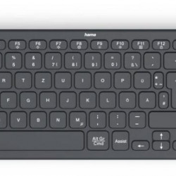 Hama 13173057 WK-300 vezeték nélküli fekete billentyűzet (13173057)