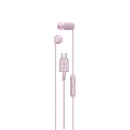 Sony IEREX15CP.CE7 USB Type-C vezetékes mikrofonos rózsaszín fülhallgató