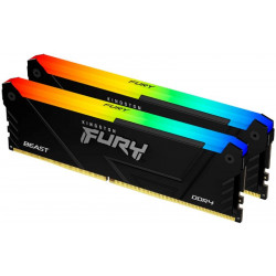 KINGSTON FURY Beast 32GB 3200MHz CL16 DIMM (Kit of 2) RGB Memória DDR4