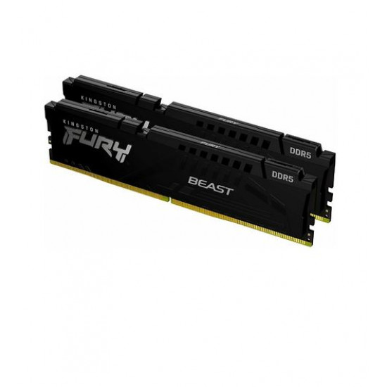 KINGSTON FURY Beast 128GB 5600MT/s CL40 DIMM (Kit of 2) Black Memória DDR5