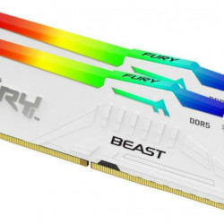 KINGSTON FURY Beast 32GB 5600MT/s CL36 DIMM (Kit of 2) White RGB EXPO Memória DDR5