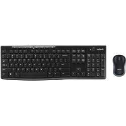 Logitech Wireless Desktop MK270 vezeték nélküli angol billentyűzet UK + egér (920-004523)