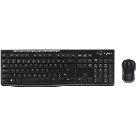 Logitech Wireless Desktop MK270 vezeték nélküli angol billentyűzet UK + egér (920-004523)