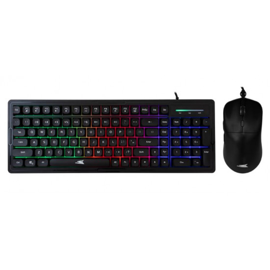 BARACUDA BGC-011B ORCA-B gamer combo fekete billentyűzet memb. ang. + egér (BC BGC-011B)