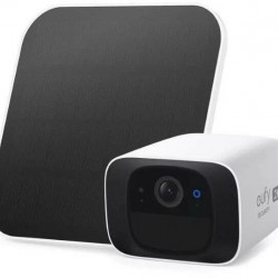 ANKER EUFY Kamera, SoloCam C210 + Solar panel, 2K, Akkumulátoros, AI Mozgás követő, WiFi-s, kültéri - E8B00324