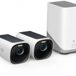 ANKER EUFYCAM3 S330 Biztonsági Kamera Rendszer (2+1), 4K, Napelemes, Arcfelismerés, WiFi-s, kültéri - T88713W1