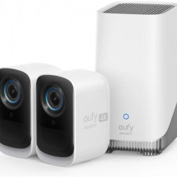 ANKER EUFYCAM3C S300 Biztonsági Kamera Rendszer (2+1) 4K, AI Arcfelismerés, Beépített lámpa, kültéri - T8881321