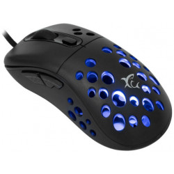 WHITE SHARK AZRAEL-B, GM-5013B gamer egér,6D, fekete, 7200 dpi, RGB (WS GM-5013B)