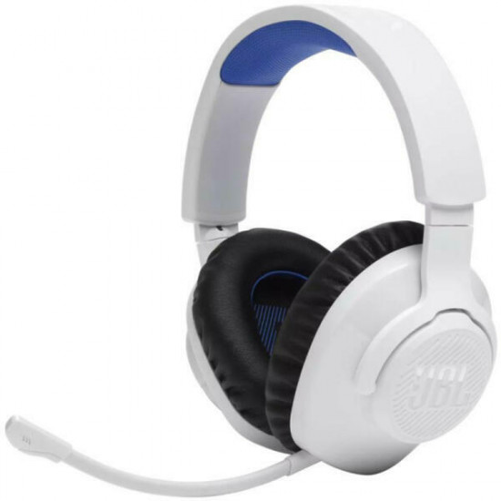 JBL Quantum 360 vezeték nélküli fehér/kék gamer headset (JBLQ360PWLWHTBLU)