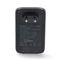 Nedis NiMH akkumulátortöltő AA/AAA (BACH07)