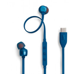 JBL T 310 C BLU vezetékes USB C mikrofonos kék fülhallgató (JBLT310CBLU)