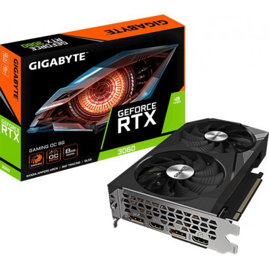 Gigabyte RTX 3060 GAMING OC 8GB GDDR6 videokártya