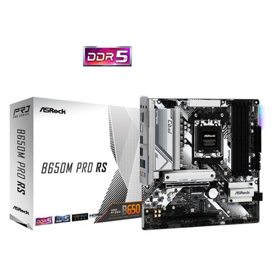 ASROCK B650M PRO RS AMD B650, mATX Alaplap AM5 ASROCK B650M PRO RS AMD B650, mATX Alaplap AM5