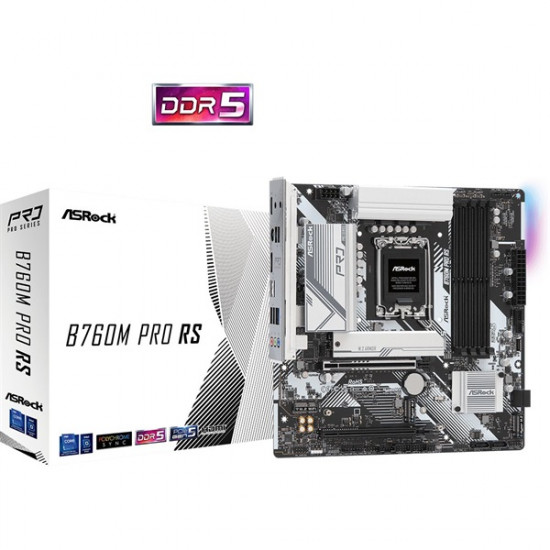 ASROCK B760M PRO RS INTEL B760, mATX Alaplap S1700
