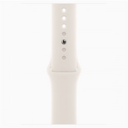 Apple Watch SE3 GPS-es (44mm) csillagfény alumínium tok, csillagfény S/M sportszíjas okosóra