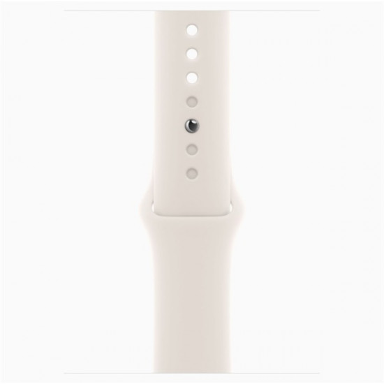Apple Watch SE3 GPS-es (44mm) csillagfény alumínium tok, csillagfény S/M sportszíjas okosóra