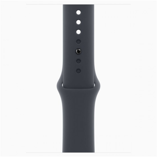 Apple Watch SE3 GPS-es (44mm) éjfekete alumínium tok, éjfekete S/M sportszíjas okosóra