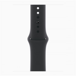 Apple Watch S11 GPS-es (42mm) kozmoszfekete alumínium tok, fekete S/M sportszíjas okosóra