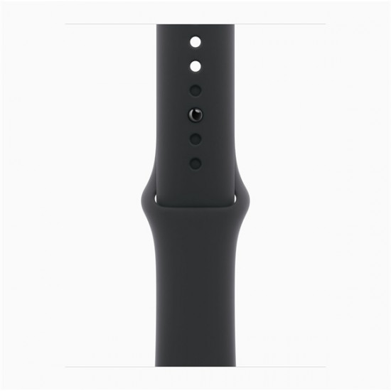 Apple Watch S11 GPS-es (42mm) kozmoszfekete alumínium tok, fekete S/M sportszíjas okosóra