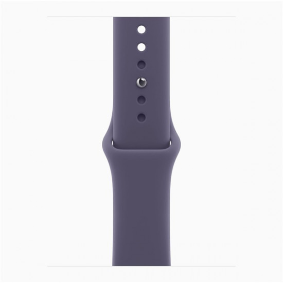 Apple Watch S11 GPS-es (42mm) ezüst alumínium tok, ködös lila M/L sportszíjas okosóra