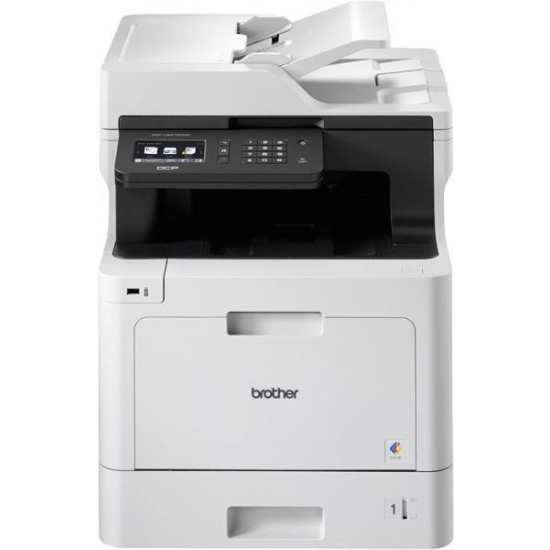 BROTHER Lézer MFP NY/M/S DCP-L8410CDW, A4, színes, 31 lap/perc, WiFi/LAN/USB, ADF, duplex, 2400x600dpi, 512MB (DCPL8410CDWYJ1)