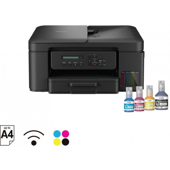 BROTHER Tintasugaras MFP NY/M/S DCP-T730W, színes, 16 lap/perc, WiFi/USB, 6000x1200dpi, ADF, duplex, 128MB (DCPT730DWYJ1)