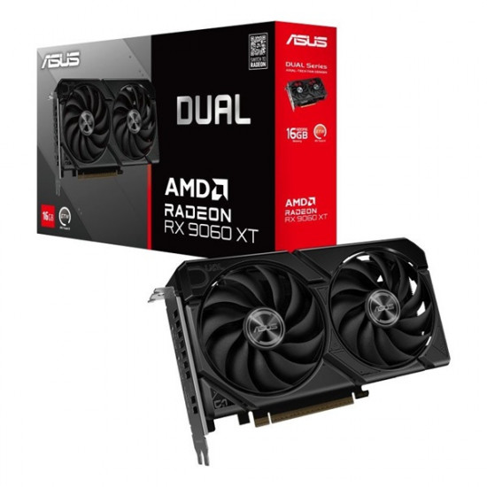Asus Dual Radeon RX 9060 XT AMD 16GB GDDR6 128bit PCIe videókártya Asus Dual Radeon RX 9060 XT AMD 16GB GDDR6 128bit PCIe videókártya