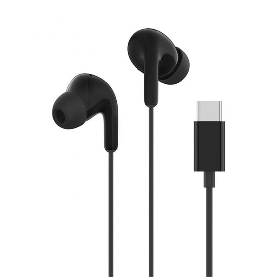 Xiaomi Type-C Earphones vezetékes fekete fülhallgató Xiaomi Type-C Earphones vezetékes fekete fülhallgató