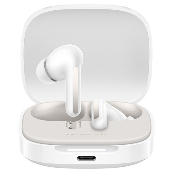 Xiaomi Redmi BHR9250GL Buds 6 Cloud White True Wireless Bluetooth fehér fülhallgató Xiaomi Redmi BHR9250GL Buds 6 Cloud White True Wireless Bluetooth fehér fülhallgató
