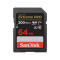 Sandisk Extreme Pro 64GB SD (SDXC Class 10 UHS-I U3) memóriakártya