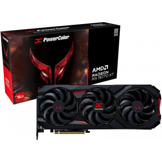 Powercolor RX 9070XT 16GB GDDR6 Red Devil OC videokártya Powercolor RX 9070XT 16GB GDDR6 Red Devil OC videokártya