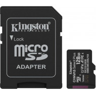 KINGSTON Canvas Select Plus Gen3 128GB 150R A1 + Adapter Memóriakártya MicroSDXC