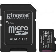 KINGSTON Canvas Select Plus Gen3 64GB 100R A1 + Adaprer Memóriakártya MicroSDXC