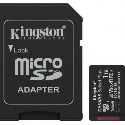 KINGSTON Canvas Select Plus Gen3 1TB 150R A1 + Adaprer Memóriakártya MicroSDXC