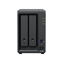 SYNOLOGY NAS 2 fiókos AMD Ryzen R1600 2x2,6GHz, 4GB DDR4 ECC RAM, 1x1Gbps, 1x2,5Gbps 1xUSB3.2Gen1 - DS725+