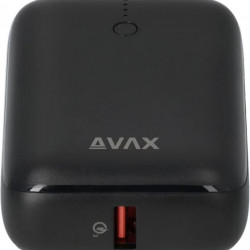 AVAX Powerbank USB-C 20W 10000mAh, fekete