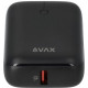 AVAX Powerbank USB-C 20W 10000mAh, fekete AVAX Powerbank USB-C 20W 10000mAh, fekete